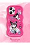 Redmi Note 12 Pro 5g Compatible Shockproof Simple Red Silicone Phone Case Kuromi Pattern - 2