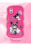 iPhone XS Compatible Shockproof Simple Red Silicone Phone Case Kuromi Pattern - 2
