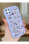 Realme C25Y Compatible Shockproof Simple Blue Silicone Phone Case Panda Pattern