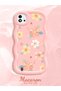 Realme C20 Compatible Shockproof Simple Pink Silicone Phone Case Cover Flower Pattern - 2