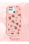 Redmi 10C Compatible Shockproof Simple Pink Silicone Phone Case Cover Flower Pattern - 2