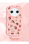 Redmi A3 Pro Compatible Shockproof Simple Pink Silicone Phone Case Flower Pattern - 2