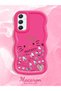 Samsung Galaxy A34 5g Compatible Shockproof Simple Red Silicone Phone Case Hello Kitty Pattern - 2