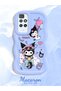 Redmi 10 2022 Compatible Shockproof Simple Blue Silicone Phone Case Kuromi Pattern - 2