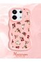 Redmi Note 13 Pro 5g Compatible Shockproof Simple Pink Silicone Phone Case Flower Pattern - 2