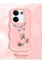 Tecno Camon 20 Compatible Shockproof Simple Pink Silicone Phone Case Butterfly Pattern - 2
