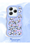 Infinix Hot 40 Compatible Shockproof Simple Blue Silicone Phone Case Panda Pattern - 2