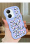 Poco X7 Pro Compatible Shockproof Simple Blue Silicone Phone Case Panda Pattern