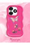 Tecno Spark 20 Compatible Shockproof Simple Red Silicone Phone Case Butterfly Pattern - 2