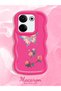 Tecno Camon 20 Compatible Shockproof Simple Red Silicone Phone Case Butterfly Pattern - 2