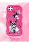 Realme C25Y Compatible Shockproof Simple Red Silicone Phone Case Kuromi Pattern - 2
