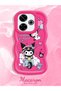 Redmi 13 Compatible Shockproof Simple Red Silicone Phone Case Kuromi Pattern - 2