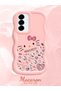 Samsung Galaxy A56 Compatible Shockproof Simple Pink Silicone Phone Case Hello Kitty Pattern - 2