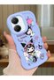 Poco X7 Pro Compatible Shockproof Simple Blue Silicone Phone Case Kuromi Pattern