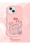 iPhone 14 Plus Compatible Shockproof Simple Pink Silicone Phone Case Hello Kitty Pattern - 2