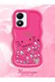 Vivo Y02S Compatible Shockproof Simple Red Silicone Phone Case Hello Kitty Pattern - 2