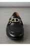 26142209 Buckle Detail Genuine Leather Orthopedic Comfort Shoes for Women - 5