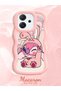 Simple Pink Silicone Phone Case Compatible with Oppo Reno 14F Shockproof Cute Pattern