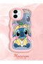 Simple Pink Silicone Phone Case Stitch Pattern Compatible with Samsung Galaxy A06 Shockproof