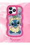 Simple Red Silicone Phone Case Stitch Pattern Compatible with Realme C51 Shockproof