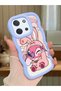 Simple Blue Silicone Phone Case Cute Pattern Compatible with Poco C85 4g Shockproof - 2