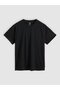 Essential Men's Relaxed Black Crew Neck T-Shirt 008Br-0000 - 2