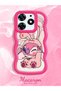 Simple Red Silicone Phone Case Compatible with Tecno Spark 10 Pro Shockproof Cute Pattern