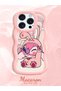 Shockproof Simple Pink Silicone Phone Case Cute Pattern Compatible with iPhone 15 Pro