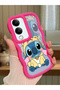 Shockproof Simple Red Silicone Phone Case Stitch Pattern Compatible with Y29T 5g - 2