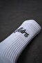 White - Black Lettered Socks - 2