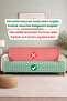 Bohemian Beige Embossed Seat Cover 100X200 |   Sofa Divan Sofa Bed Armchair Cover Shawl - 4