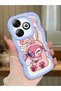 Simple Blue Silicone Phone Case Compatible with Infinix Hot 40I Shockproof Cute Pattern - 2