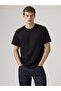 Essential Men's Relaxed Black Crew Neck T-Shirt 008Br-0000 - 6