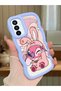 Simple Blue Silicone Phone Case Compatible with Samsung Galaxy M23 Shockproof Cute Pattern - 2