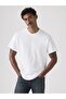 Essential Men's White Crew Neck T-Shirt 008Br-0001 - 5