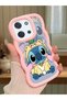 Shockproof Simple Pink Silicone Phone Case Stitch Pattern Compatible with Poco C85 4g - 2