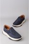 Kmc 6Y3305 Genuine Leather Men's Shoes Dark Blue Nubuck - 6