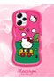 Simple Red Silicone Phone Case Compatible with Redmi Note 12 Pro 5g Shockproof Hello Kitty Pattern