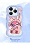 Simple Blue Silicone Phone Case Compatible with Tecno Spark 20 Pro Shockproof Cute Pattern