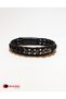 Natural Stone Leather Bracelet Model.6281
