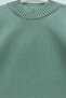 Half-Throated Batwing Sleeve Sweater -Mint - 5