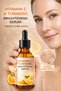 Reduce Blemishes, Tighten Pores, and Soothe Acne Appearance with Vitamin C & Turmeric Serum - 7