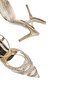 Women's High Heeled Open Back Pointed Toe Stone Embellished Breathable Mesh Evening Dress Shoes 14040 - 7