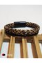 Handmade Leather Bracelet Model.6211-1 - 4