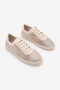 Women's Sneaker Gold Stone Mesh Stylish Evening Dress Sports Shoes Zenisa Beige Stone - 5