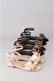 Seç M100 Buckle Satin Women's Sandals Brown - 8