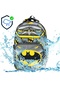Boys' Primary School Orthopedic Bat 3-Piece Bag Set with 3 Compartments, Water Bottle Compartment, Lunch Compartment and Pen Holder 561 - 3