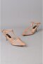 Seç 8581 Women's Heelled Shoes (Heel Height: 7 cm) Nude - 5