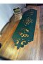Faux Leather Sports Green Original Stylish American Service Runner Tablecloth - 3