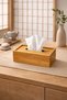 Solenne Premium Wooden Napkin Holder |   Decorative Luxury Napkin Box |   Bathroom, Living Room and Kitchen Compatible Minimalist Design (New Season) - 3